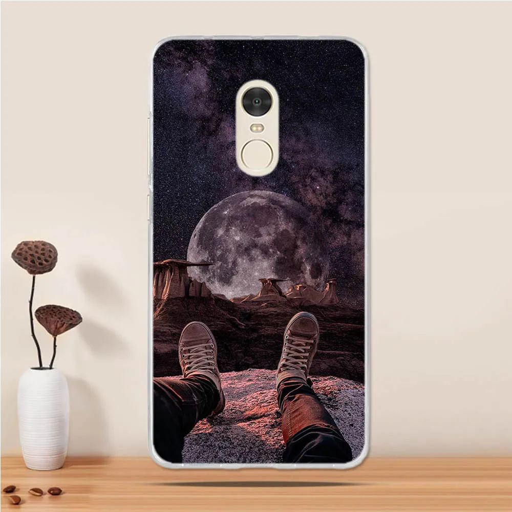 Чехол для Xiaomi Redmi Note 4 мультяшный Мягкий силиконовый чехол защитный xiomi redmi note 4X