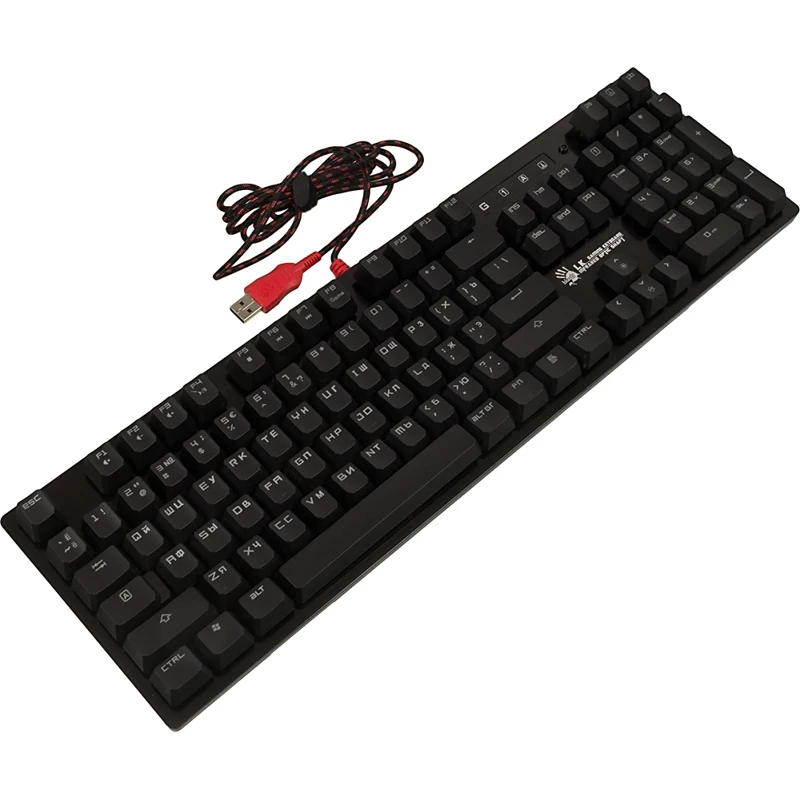 Клавиатура A4 Bloody B820R механическая черный USB for gamer LED | Компьютеры и офис
