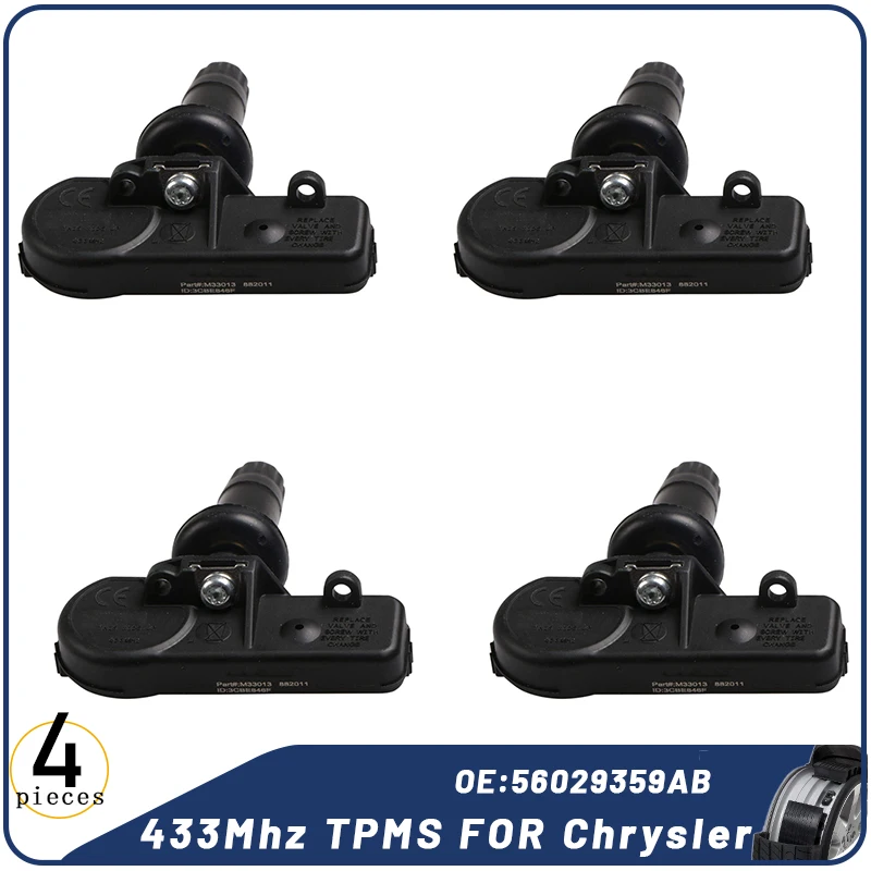 

Новинка 56029481AB датчик давления в шинах для JEEP Commander 2008-2009 TPMS 56029359AC 433 МГц