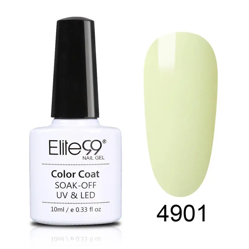 Elite99 10ml Macaron Candy Color Nail Gel Polish Vernis Semi Permanent UV Lacquer Art Varnish Soak Off | Красота и здоровье