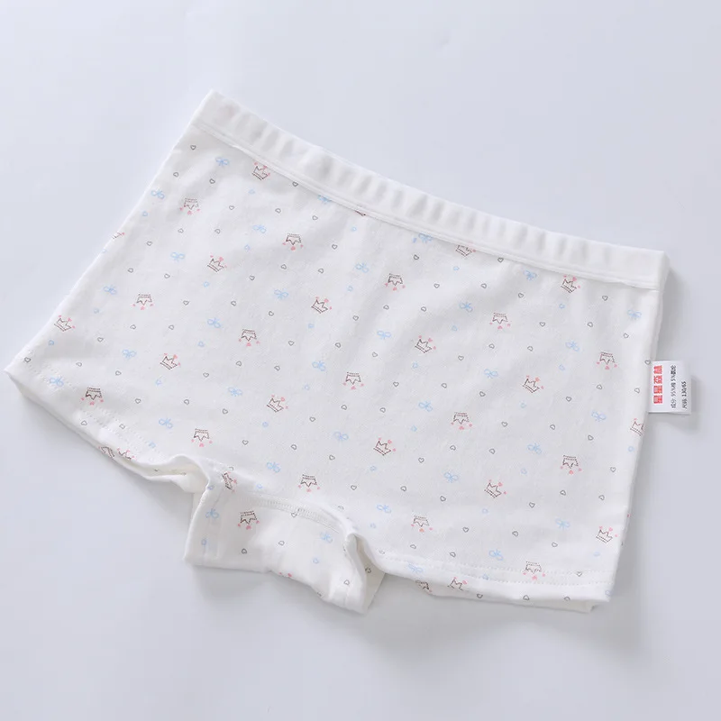 New 4pc/lot Girls Cartoon Underpants Young Girl Boxer Briefs Comfortable Cotton Panties Kids Underwear Baby Girls Clothes