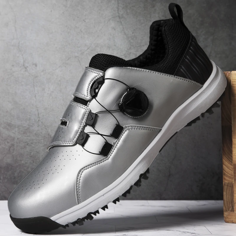 

2020 Original Golf Shoes for Men Different Colors Leather Golf Shoe Man Comfortable Mens Sports Shoes Designer Men Golf Sneakers