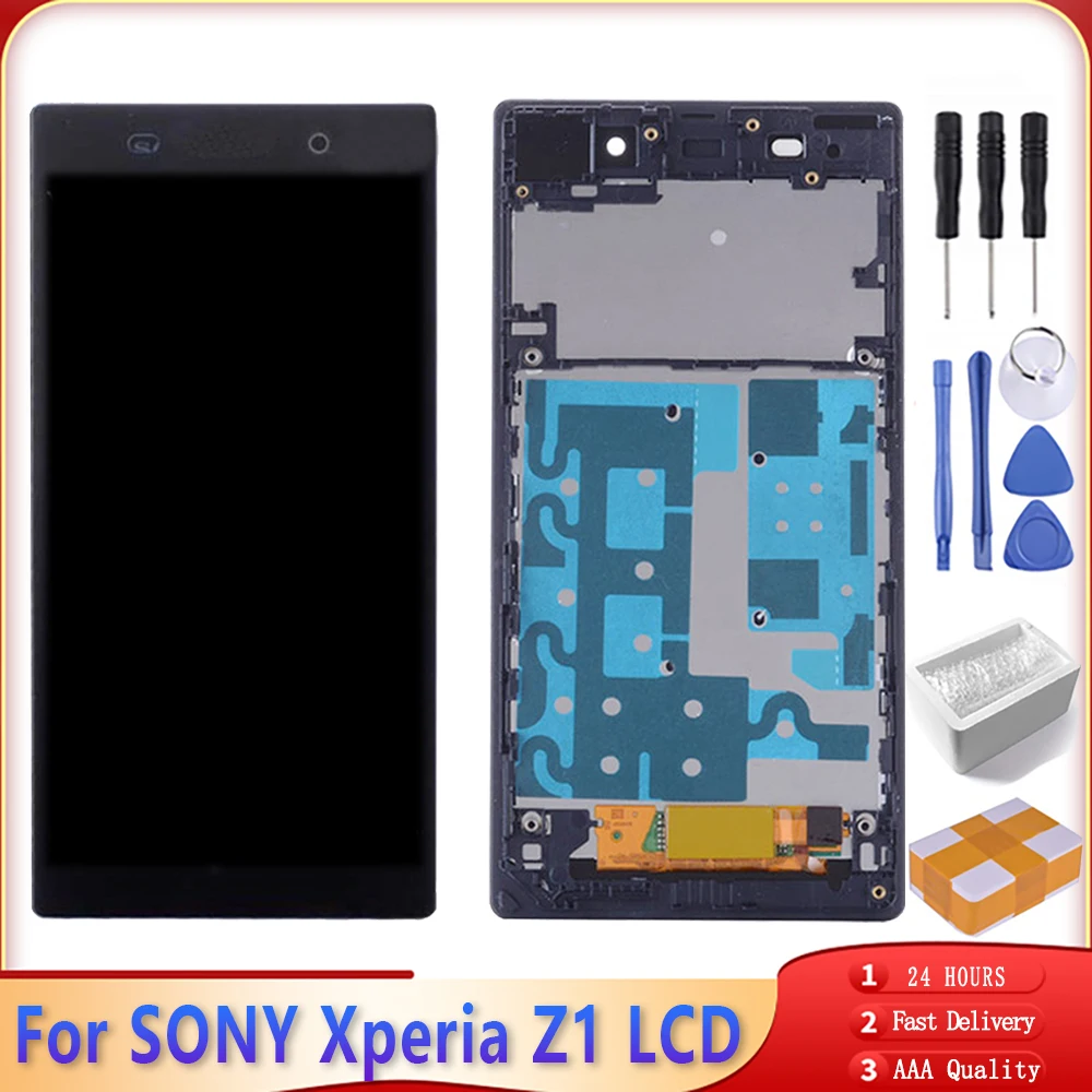 5 0 ''AAA +++ для SONY Xperia Z1 ЖК экран Sony C6902 C6903 L39H дисплей Сенсорная панель дигитайзер