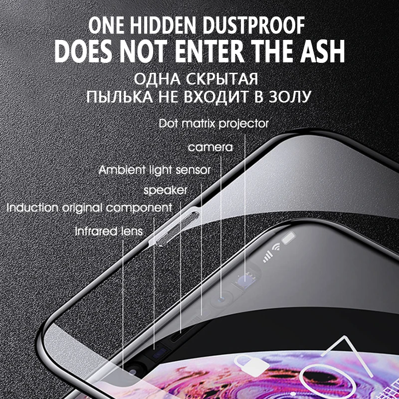 3 5 шт полное покрытие закаленное стекло для iphone 11 12 mini Pro X 7 XR XS MAX 8 6 6S Plus Защитная
