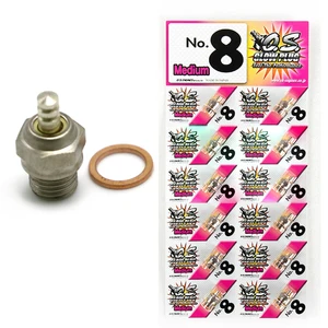 Светящаяся штепсельная вилка O.S. OS8 OS 8 No. 8 8 # Средний светящийся Разъем для RC двигателя, дрифтовый автомобиль, грузовик, игрушка