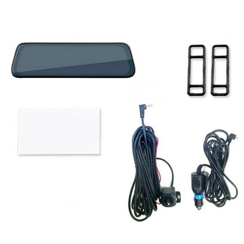

2020 New Full Screen Streaming 10 Inch Car DVRs Camera FHD Rear View Mirror with Camera DVR Recorder Dash Cam