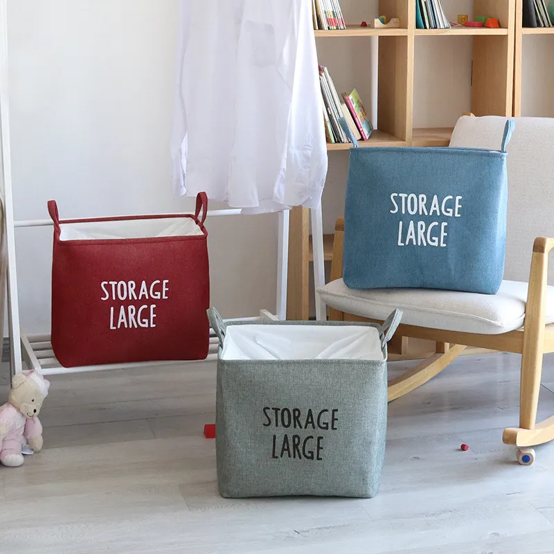 1 Piece Printing Laundry Basket For Home Dirty Clothing Storage Box Folding Closet Shelf Container Underwear Makeup Organizer | Дом и сад