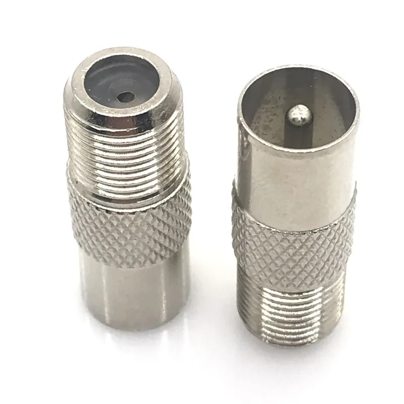 2 шт F штекер к 9 5 ТВ общая головка дюймовый RF революция мать рот нить поворот