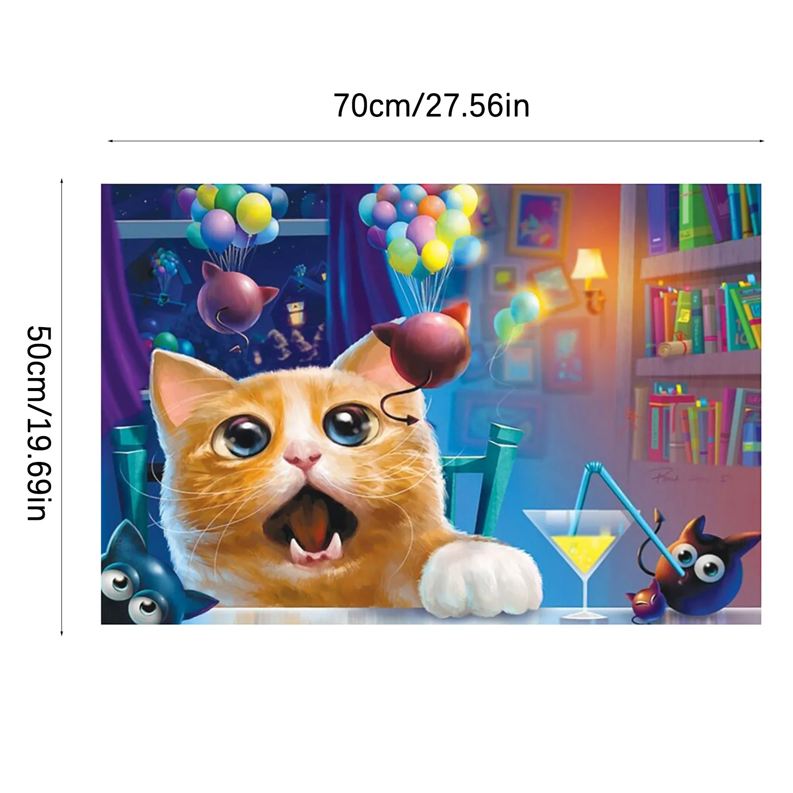 

Mini Jigsaw Puzzles 1000 Pieces Wooden Assembling Picture Lovely Cat Puzzles Toys For Adults Children Kids Home Game Toys