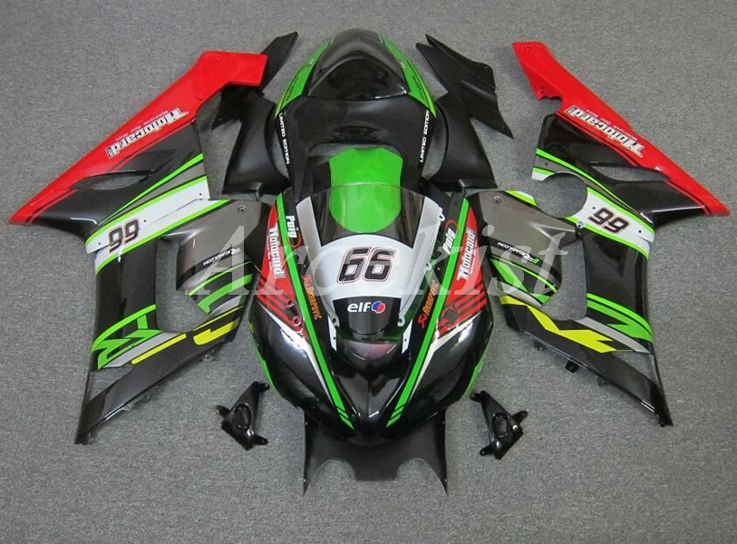 

Новый комплект обтекателей из АБС-пластика подходит для kawasaki Ninja zx-6r 2005 2006 05 06 636 6r кузов красный зеленый
