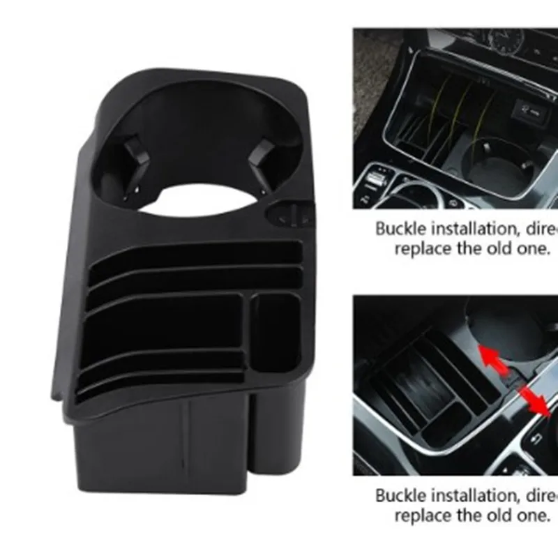 

For Mercedes Benz C class W205 GLC Class X253 E Class W213 Car Styling Interior Storage box Cup holder Tray Accessories 1PC