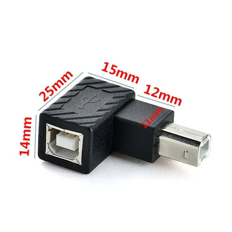 

90 Degree Elbow Scanner B Male To Female Data Charging Adapter Adapter Female To Printer Male Plug U2J7