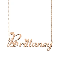 brittaney name necklace custom name necklace for women girls best friends birthday wedding christmas mother days gift