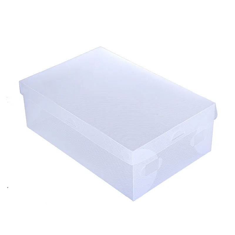 

Women/Men 5PCS Plastic Shoes Storage Boxes Moisture-proof Thickening Shoes Container Box Clear Foldable Shoes Organizer