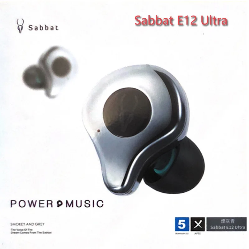 Новейшие беспроводные Bluetooth наушники Sabbat E12 Ultra TWS спортивные Hi Fi стереонаушники с