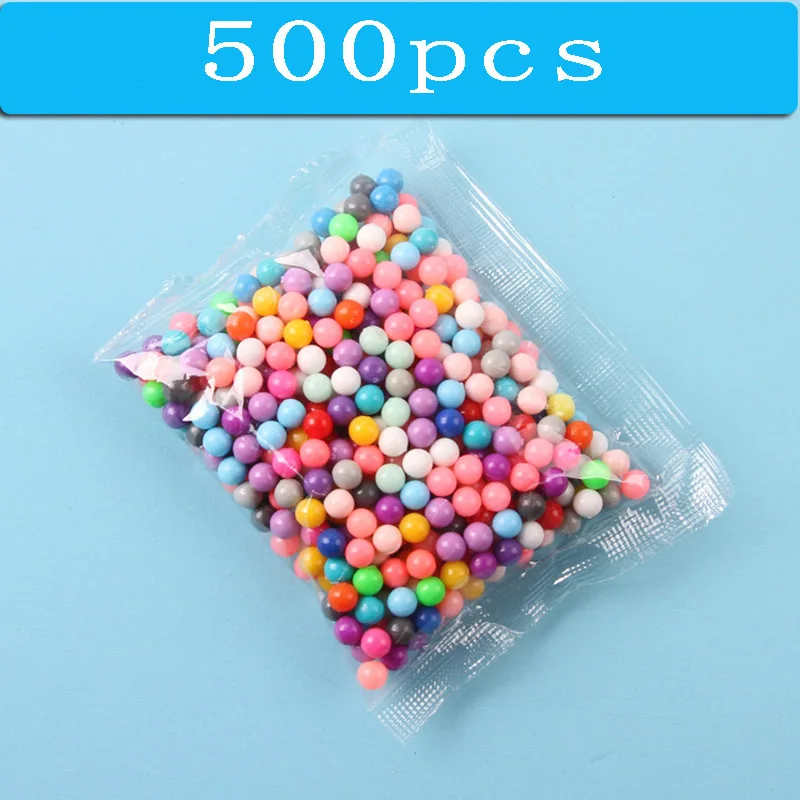 

500Pcs/Set 5mm Water Beads Spray Magic beads Educational 3D beads Puzzles Accessories for Children Toys