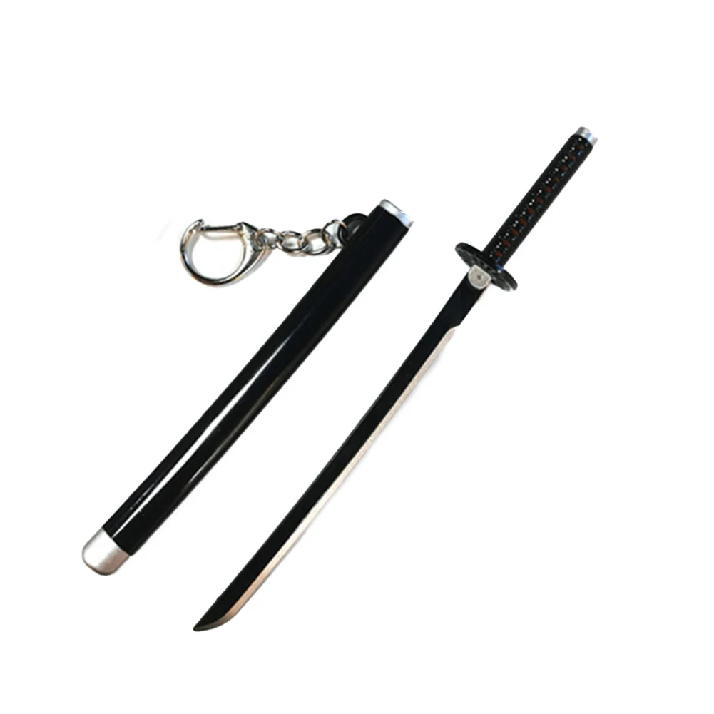 

Bsarai Demon Slayer Kamado Tanjirou Agatsuma Zenitsu Tomioka Giyuu Kochou 16cm/6.3in'' Cosplay Sword Model Key Chain Ring