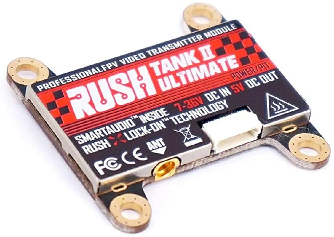 

FPV Rush Tank II Ultimate 5,8G 48CH Raceband Питер/25/200/500/800 МВт conmutable 2-8S VTX