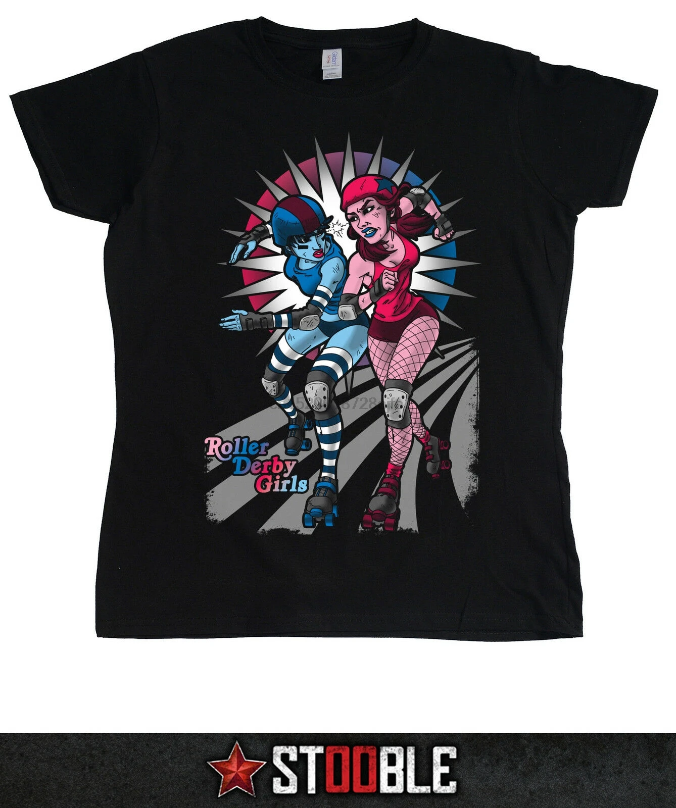 

Roller Derby Girls Ladies T-Shirt - Direct from Stockist
