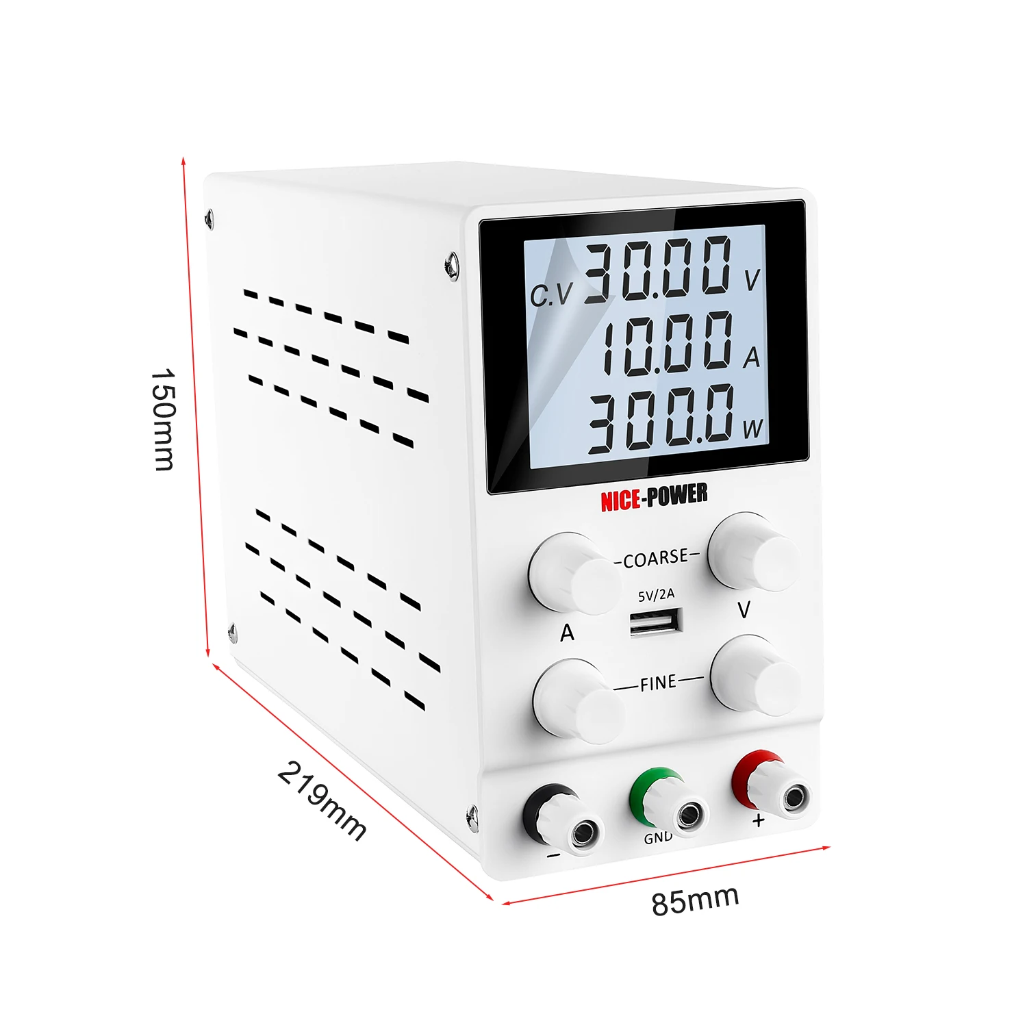 

Switching DC Lab Power Supply 30V 10A laboratory Adjustable 60V 5A LCD Screen Protect Eyes 24h Work Source 120V 3A 0.001A 0.01V