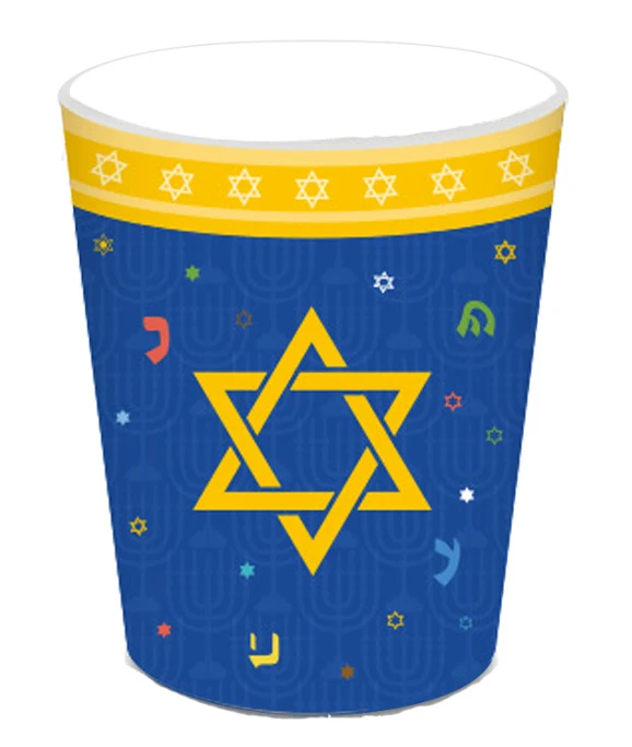 Hanukkah тематические вечерние одноразовые столовые приборы Детские сувениры украшения с бумажными тарелками чашки Chanukah вечерние принадлежности