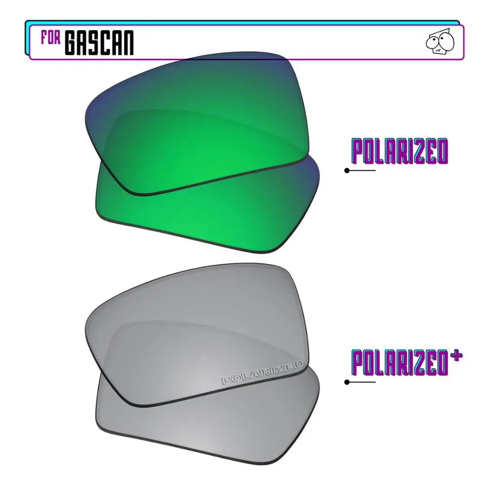 

Ezrelease поляризованные Сменные линзы для солнцезащитных очков Oakley Gascan-SilverP Plus-Green P