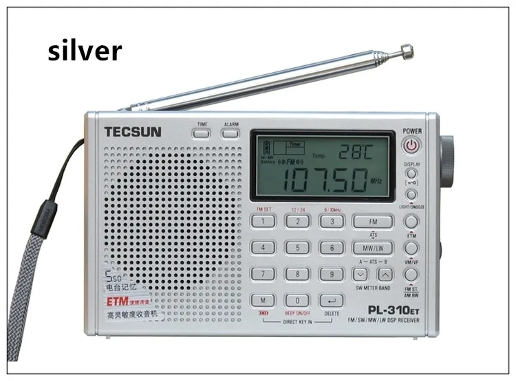 Tecsun PL310ET PL 310ET полный диапазон радио с широким диапазоном цифровой демодулятор