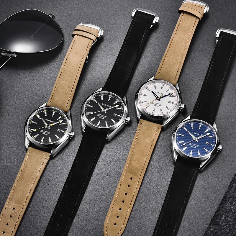 Часы мужские механические водонепроницаемые в стиле ретро 50 м | Наручные часы