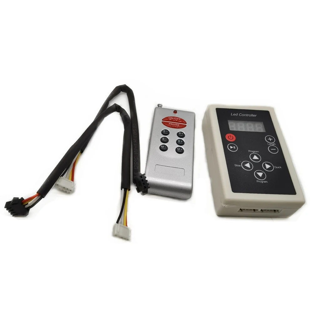 DC12V 5 м чеканка мечта магия Цвет RGB 5050 WS2811 IC Светодиодные ленты светильник + RF пульт
