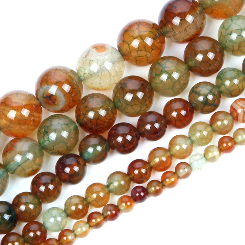 Круглые бусины россыпью из натурального камня павлина искусственного агата