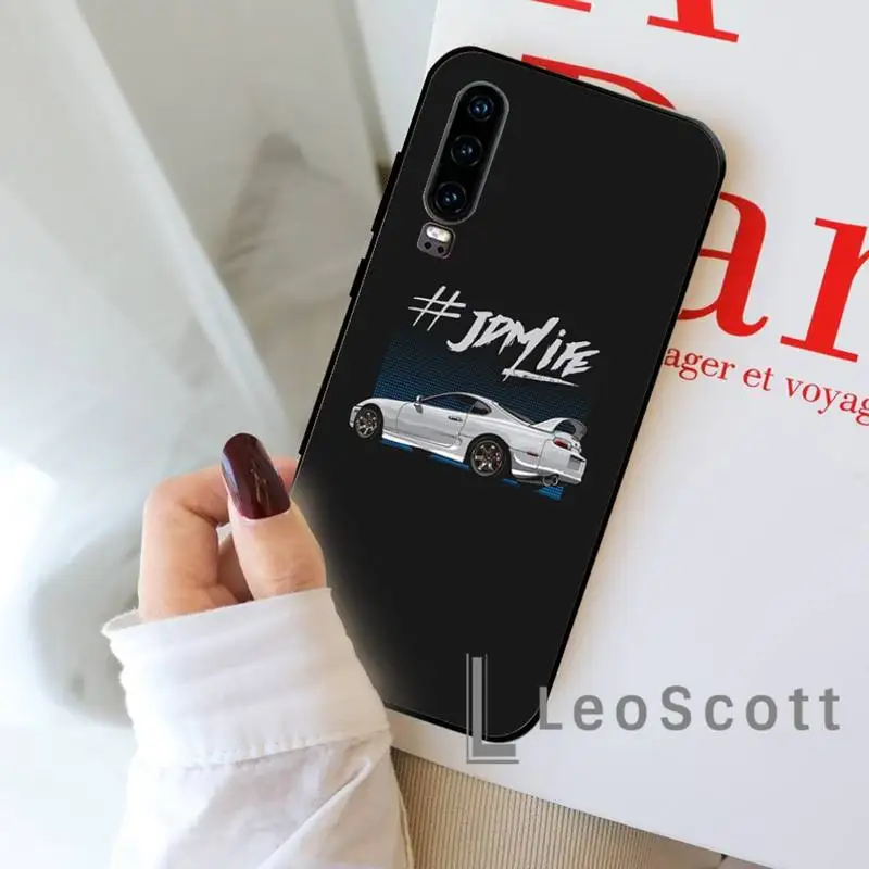 

luxury cool sports car Phone Case For Huawei P9 P10 P20 P30 Pro Lite smart Mate 10 Lite 20 Y5 Y6 Y7 2018 2019