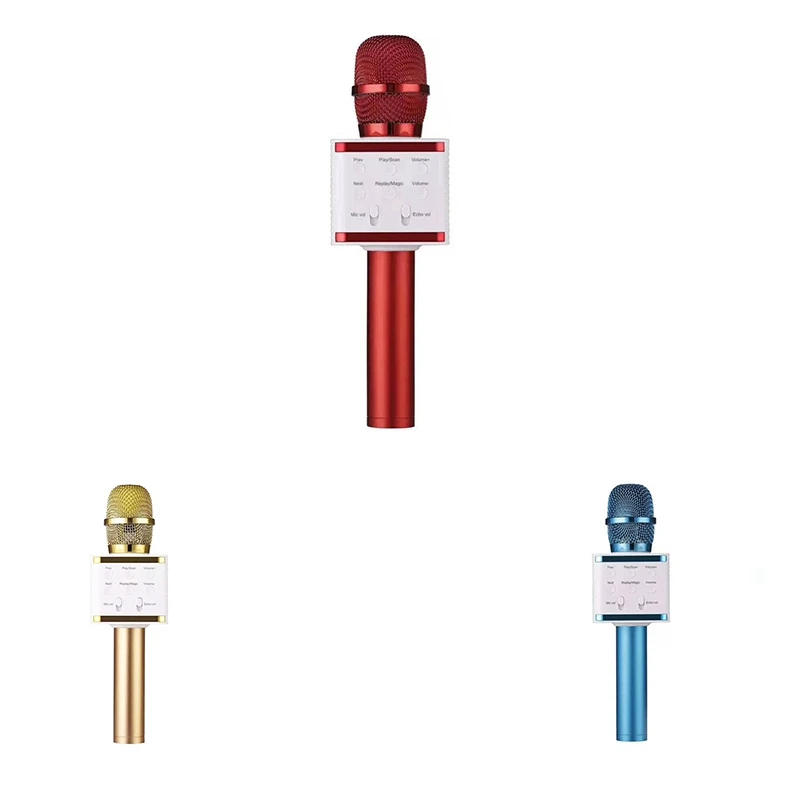 

Wireless Bluetooth Karaoke Microphone,Microphone Speaker Music Singing Voice Recording Karaoke for All Smartphone