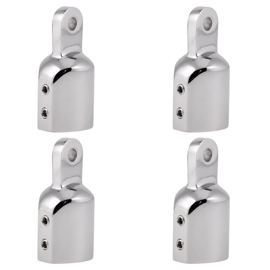 4 шт. концевые колпачки для глаз трубки Бимини Топ фитинг оборудования Морской 316