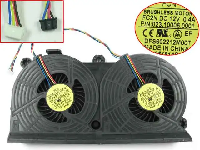 FCN DFS602212M00T 800 705 G1 733489 001 DC 12V 0.4A Вентилятор охлаждения|fcn|g1/4 |