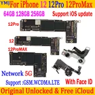 Материнская плата для iPhone 12 Pro max 11 pro max, материнская плата с идентификационной системой распознавания лица, обновление, поддержка 4G LTE, технические характеристики, протестированная логическая плата сети