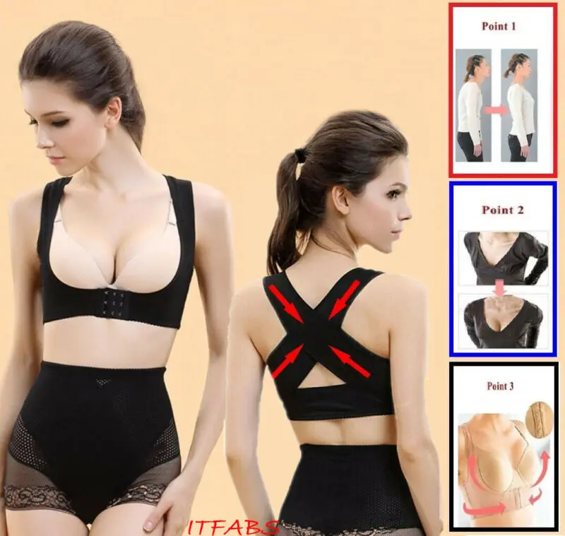 Женский Регулируемый Корректор осанки для плеч и спины девушек поддерживающий