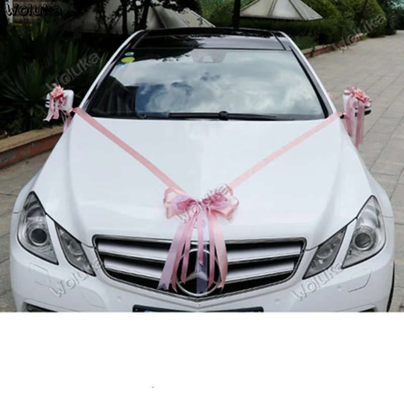 Украшение для автомобиля свадебный автомобиль набор украшений передней части