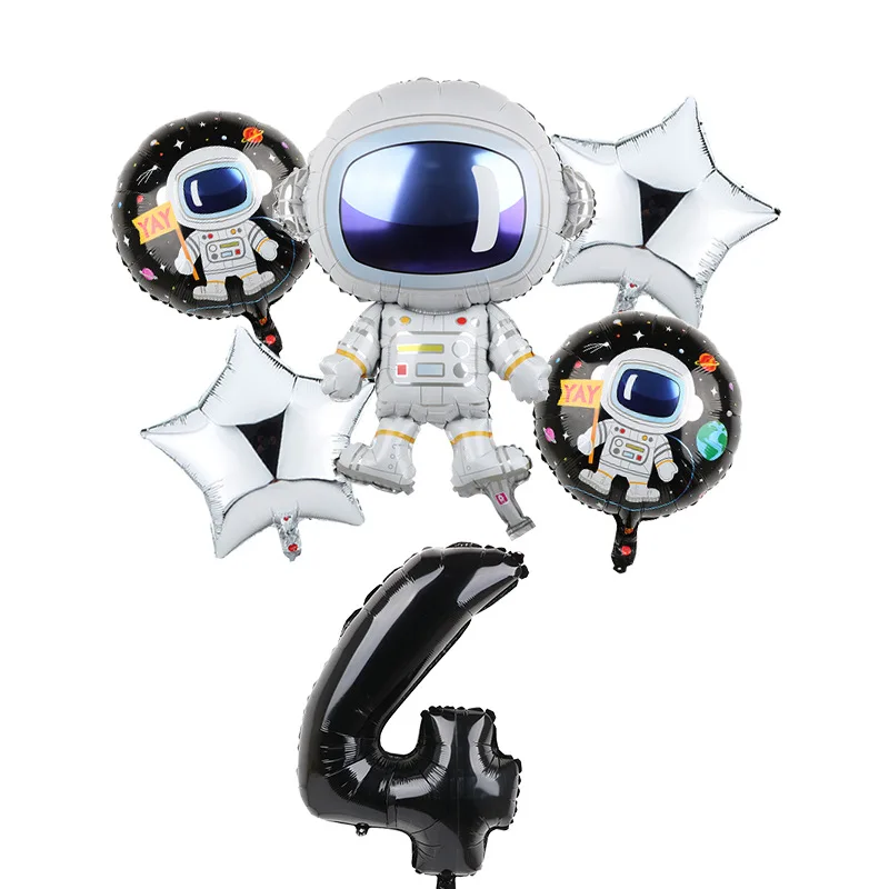

Astronaut Astronaut Set Digital Aluminum Film Balloon Children's Birthday Sci-Fi Theme Party Decoration