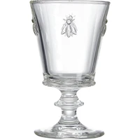 1pcs bee motif stemmed wine glasses absinthe glass goblets