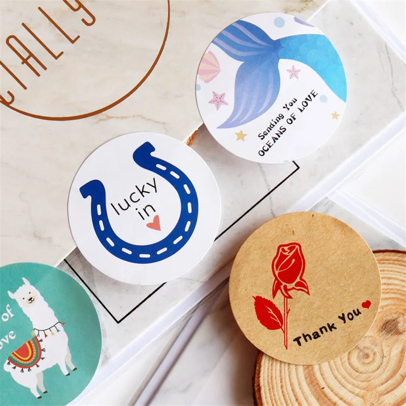 108 шт. наклейки для упаковки подарков|Подарочные сумки и упаковка| |