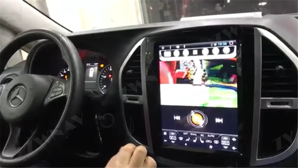 Vertical Screen Tesla Style Android 9.0 12.1