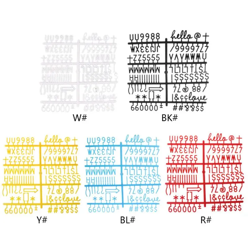 

4Pcs/Set Characters For Felt Letter Board Numbers For Changeable Letter Board