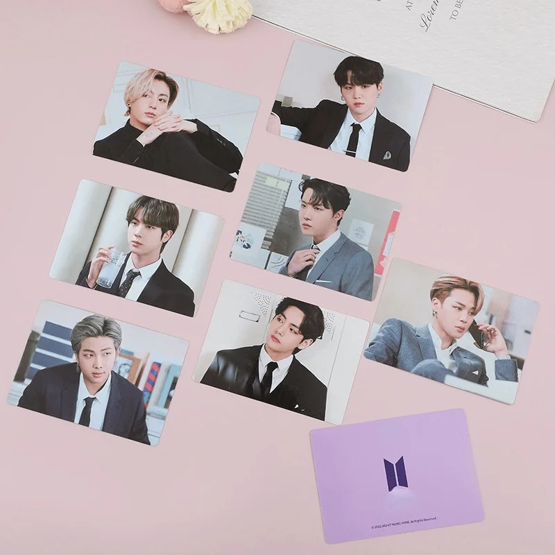 

KPOP Bangtan Boys Membership Gift Fanclub SmallCard Official Same Style LOMOcard K-POP JK V New Korea Group Thank You Card