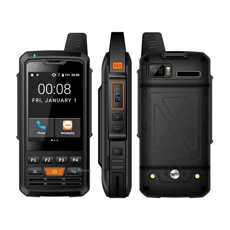 original P50 Zello phone 4G LTE Android Walkie Talkie Network intercom Rugged Smartphone PTT Radio Enhanced Antenna F22 F25 | Мобильные