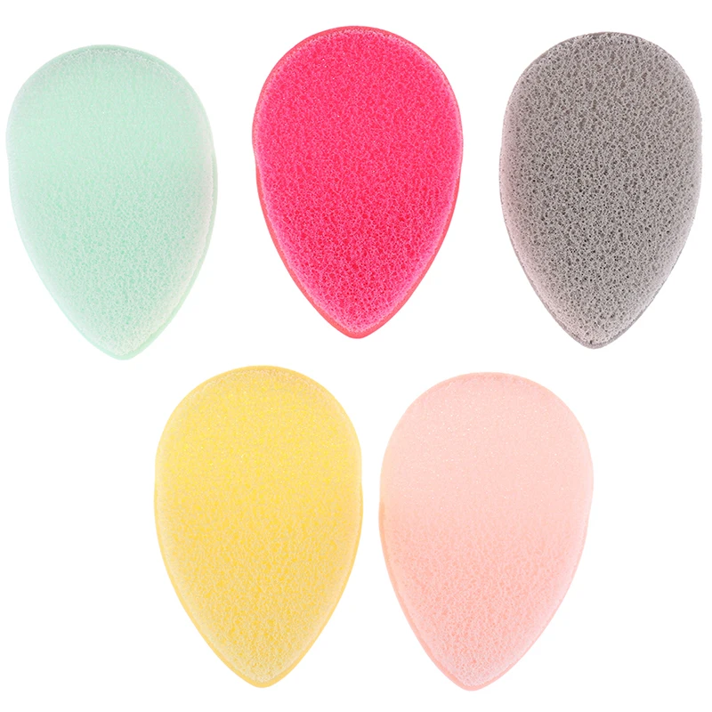 

1x Water Drop Shaped Facial Cleanser Puff Tools Cosmetic Puff Face Wash Cleaning Makeup Puff Random Color Makeup Remover Sponge