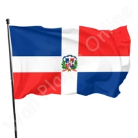 dominican flag 3x5 foot polyester bandera de republica dominicana national flags home outdoor decor garden flag banners