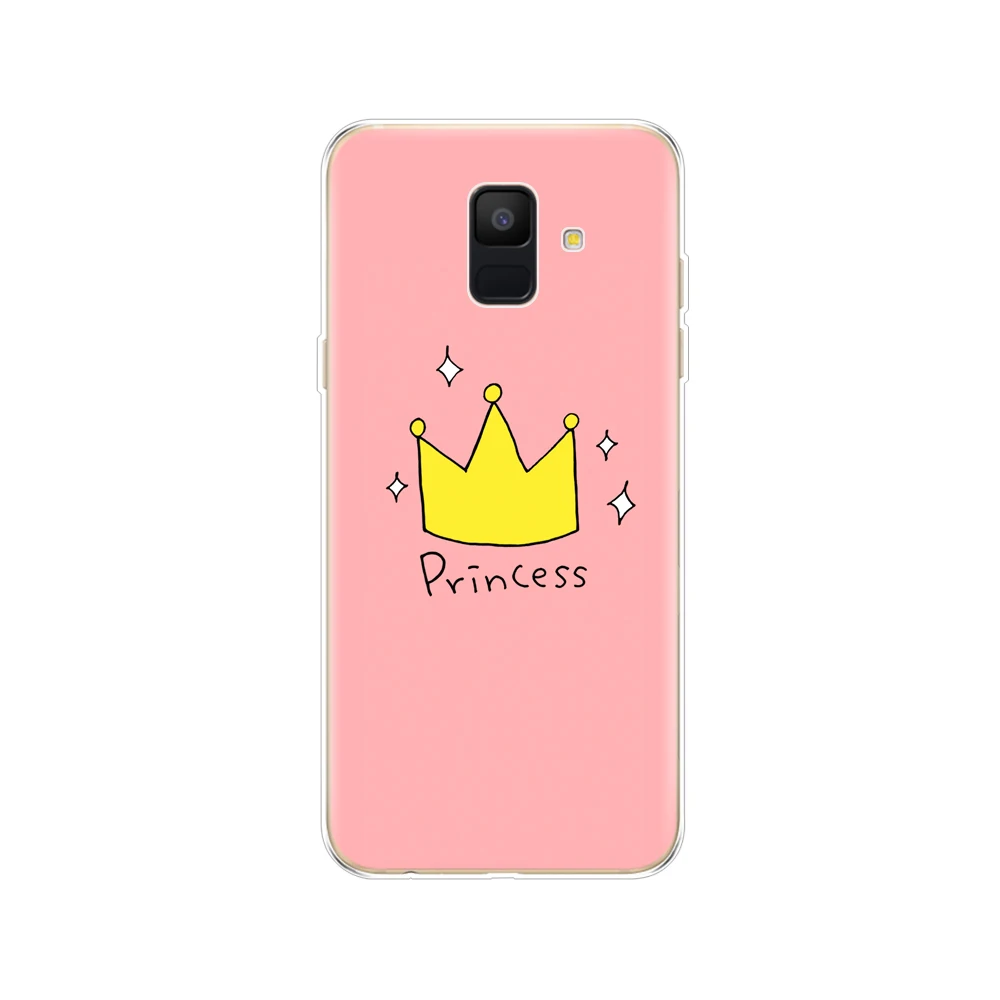 Чехол для Samsung Galaxy A6 2018 чехол с двумя sim-картами SM A600 A600F samsung plus A605 A605F силиконовый