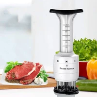 top quality stainless steel meat marinade tenderizer needle steaks flavor cook kitchen tool