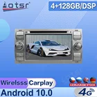 Автомагнитола на Android 10,0, мультимедийный видеоплеер для Ford Kuga Mustang Focus, радио-магнитола, видео, автомагнитола с GPS Навигатором, головное устройство DPS