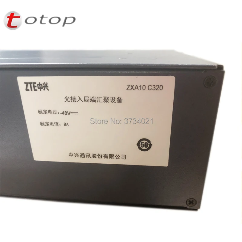 Оригинальный ZTE ZXA10 C320 OLT Mini с 1 * PRAM SMXA/3(10G Uplink) 2 GTGO C ++ 8 портов порт sup GPON и Карта EPON.